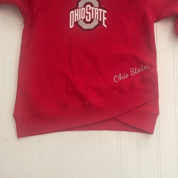 Rivalry Threads Ohio State University sweatshirt youth red logo pullover Sz S - Picture 4 of 7
